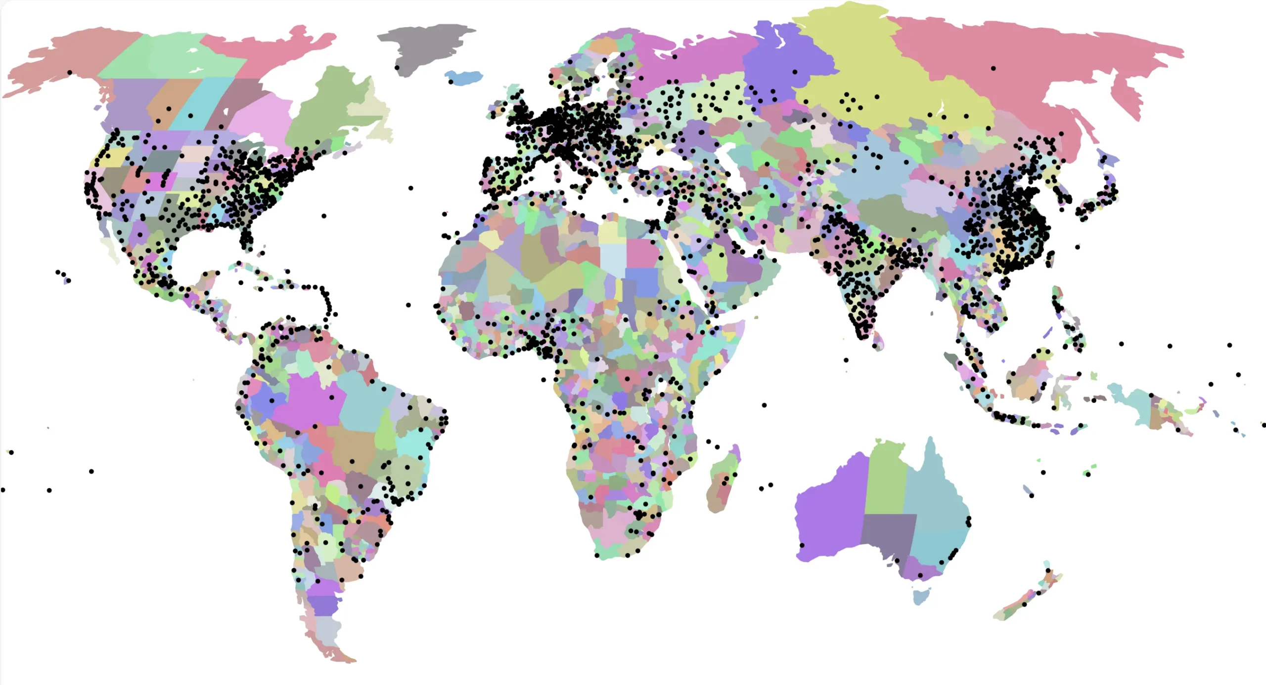 Complete global coverage